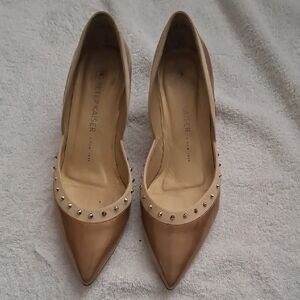 Peter Kaiser Brown Studded Heels‎